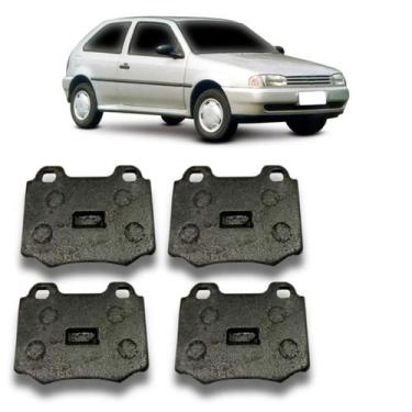 Imagem de Jogo Pastilha Freio Dianteira Gol Parati Saveiro Syl 1406 - METALSYSTE