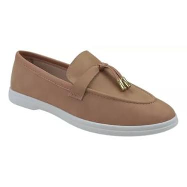 Imagem de Mocassim Moleca Nobuck Moda 5819.102 - Nude