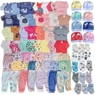 Imagem de Kit 22 peças bebê enxoval Recém Nascido em algodão completo - Polo Toy