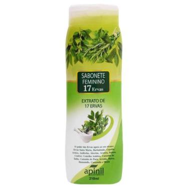 Imagem de Sabonete Intimo Líquido Aromático 200ml Apinil, 17 ERVAS