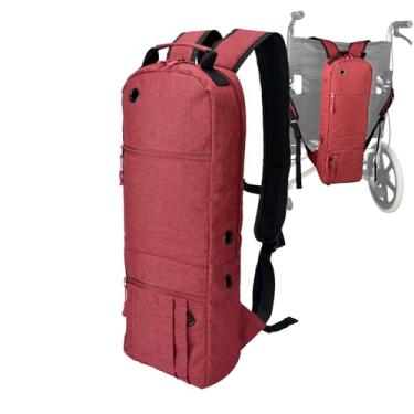 Imagem de Healvaluefit Mochila de tanque de oxigênio O2 bolsa de suporte de cilindro para tanque D/M-15, JD/M-22 (vermelho)