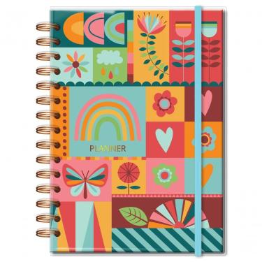 Imagem de Planner Permanente M Arco-íris 112 Fls 12 Divisórias