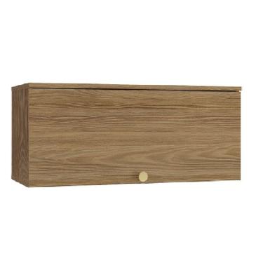 Imagem de Armário Aéreo 80cm Botanic 1 Porta M637 Kappesberg Nogueira