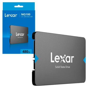 Imagem de Ssd 480gb Lexar Nq100, Sata Iii (6gb-s), Leitura 550mb-s, 2.5 - Lnq100x480g-rnnnu