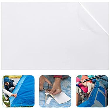 Imagem de Syhood 124 cm x 86 cm adesivo de reparo de vinil para piscinas de vinil (transparente)