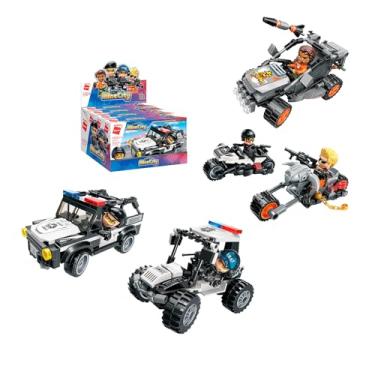 Imagem de Keepplay Bloco de Montar Set Policial em Ação Mine City