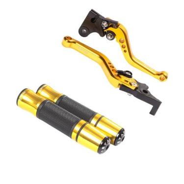 Imagem de Kit Manopla Esportiva Manete Alumínio Resistente Pop 100 110 - Stark R