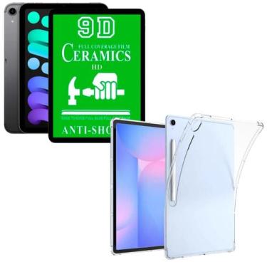 Imagem de Capa Capinha Para Galaxy Tab S10 Fe 10.9 + Película de Cerâmica 9D - A