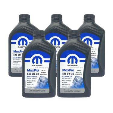 Imagem de Óleo Mopar 5W30 Toro Renegade Compass Diesel - 5 Litros - MOPAR