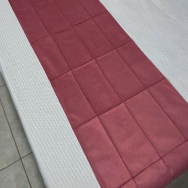 Imagem de Peseira Drapeada Para Cama QUEEN 2.60M x 0,45 CM - Enxovais Anna Maria