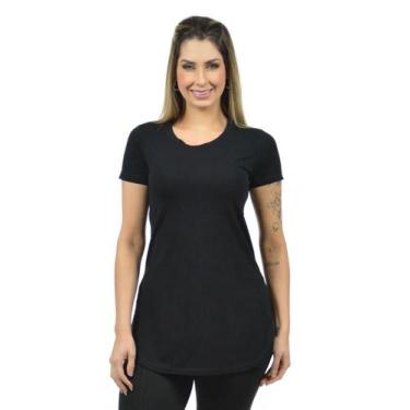 Imagem de Blusa Longline Visco Fenomenal, Preto, GG