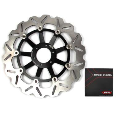 Imagem de Rotor de disco de freio dianteiro Arashi para Honda Hornet 250 1996-2018, peças de acessórios de motocicleta preta