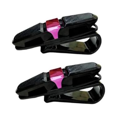 Imagem de Suporte Para Óculos De Sol 2PCS Para Carro, Porta-Óculos E Cartões, Ac