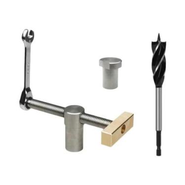 Imagem de Grampo De Madeira Ajustável Para Trabalhos Em Bancada, Fixador De Gram