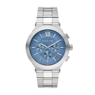 Imagem de Michael Kors Relógio masculino Billie cronógrafo de aço inoxidável (modelo: MK9222)