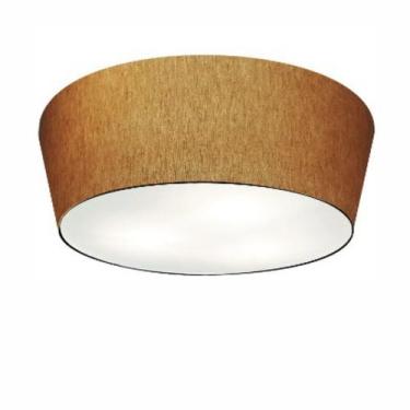 Imagem de Plafon Para Quarto Cone SQ-3004 Cúpula Cor Palha - Vivare