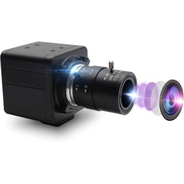 Imagem de Hotpet Câmera USB de 2 MP com lente varifocal de 2,8 a 12 mm de alta velocidade 1080p 60fps, câmera de golfe com zoom 4X, webcam para PC, laptop, Windows, Linux, Mac, Android