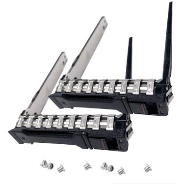 Imagem de BestParts Pacote Com 2 Bandejas Novas Para Disco Rígido Sas Sata De 2,5" Hpe Proliant Dl20 G10 Plus/Dl325 Gen10 Plus V2/Dl360 Dl380 Dl385 V2