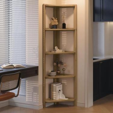 Imagem de Estante De Canto Zoe Organizadora Livreiro Com 5 Prateleiras - Mobigu,