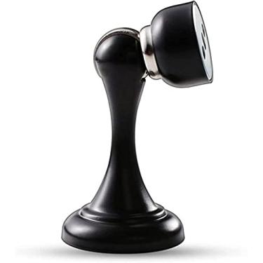 Imagem de LIFOND Batente de porta montado na parede batente de porta de aço inoxidável forte magnético anticolisão batente de porta, folha de porta de madeira montada no chão, altura ajustável, batente de porta