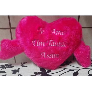 Imagem de Coração de pelúcia - Vitória presentes , Vermelho, M