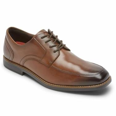 Imagem de Rockport Sapato Oxford Slayter Masculino, Marrom, 10.5 Wide