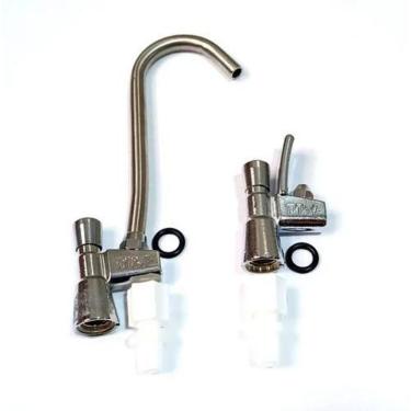 Imagem de 2X Kit Torneira Válvula Jato E Copo Para Bebedouro Ibbl