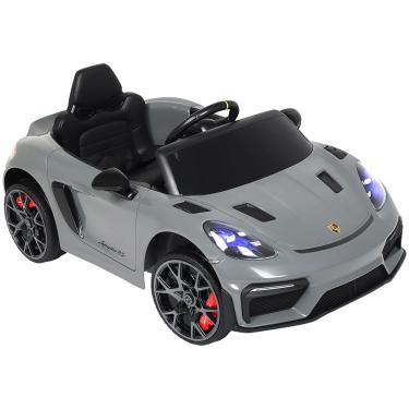 Imagem de Carro Elétrico Infantil Porsche Spyder 718 RS 12V Cinza Bel