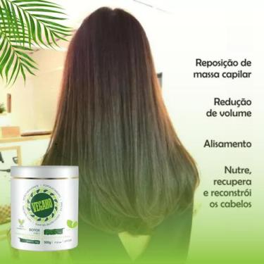 Imagem de Escova Redutor De Volume e Terapia Capilar Btox Vegano 500ml - Manga R