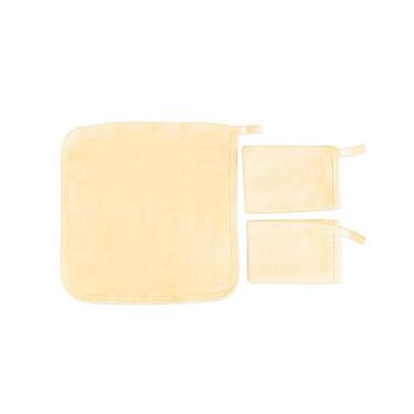 Imagem de Fralda Pano de Boca Babete Bebê Malha Liso com Viés e Prendedor de Chu