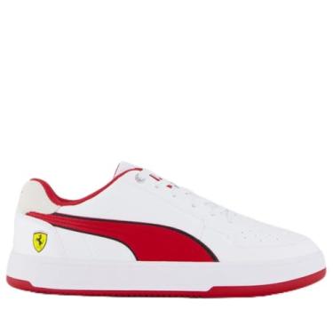 Imagem de Tênis Puma Ferrari Caven 2.0 Branco e Vermelho 43