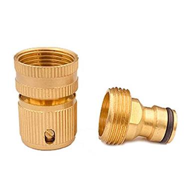 Imagem de Conector de Mangueira Jardim Latão 3 4 polegada Água Tubo
