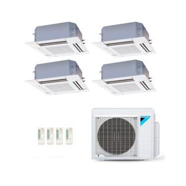 Imagem de Ar-Condicionado Multi Split Inverter Daikin 28.000 (4x Evap Cassete 4 Vias 12.000) Quente/Frio 220V