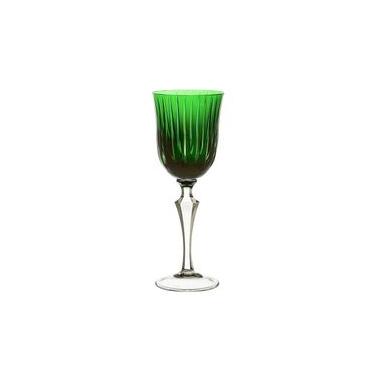 Imagem de Taça para vinho tinto em cristal Strauss Overlay 237.102.150 350ml verde escuro
