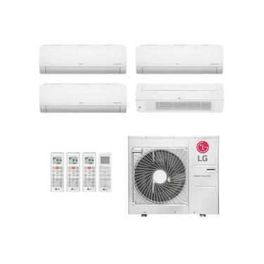 Imagem de Ar-Condicionado Multi Split Inverter LG 30.000 (2x Evap HW 9.000 + 1x Evap HW 12.000 + 1x Evap Cassete 1 Via 18.000) Quente/Frio 220V