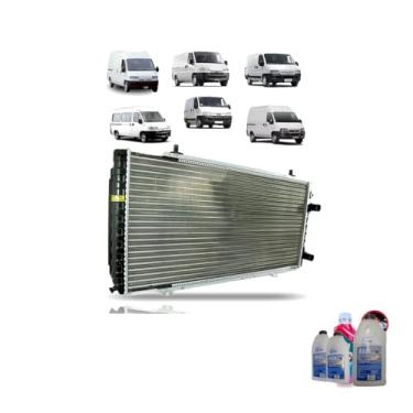 Imagem de Kit Radiador Ducato Boxer Jumper 2.5 Aditivo Radiex Água Desmineralizada