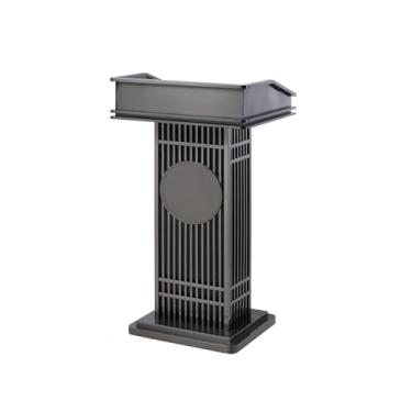 Imagem de Suporte de pódio de metal para igreja, pódio de púlpito de igreja, palestras antidigitais e processo de galvanização de pódios, grande armazenamento para escolas, escritórios, salas de aula, casas