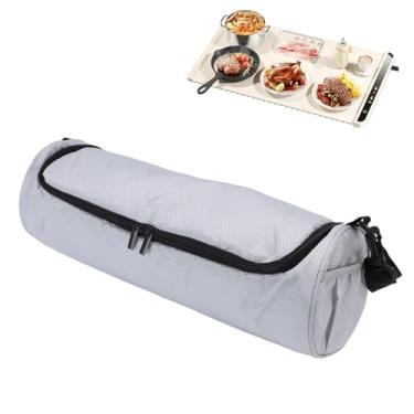 Imagem de VBESTLIFE Saco de Esteira de Aquecimento de Alimentos, Suporte de Armazenamento de Almofada de Aquecimento de Placas Quentes de Rolo Universal para Bandeja de Aquecedor Elétrico para