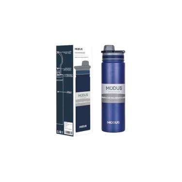 Imagem de Garrafa Térmica Inox 750ml, Parede Dupla, Sistema Fast Click, Tampa Rosqueável, 28,5cm x 8cm, Aço Inoxidável