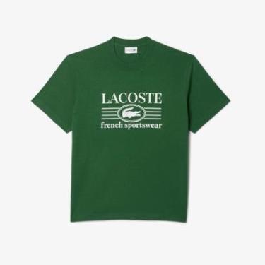 Imagem de Camiseta Lacoste Clássica com Estampa Masculina-Masculino