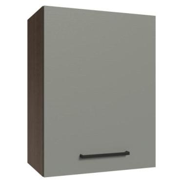 Imagem de Armário Aéreo 50cm 1 Porta Rustic/Cinza Agata Madesa, Rustic/Cinza