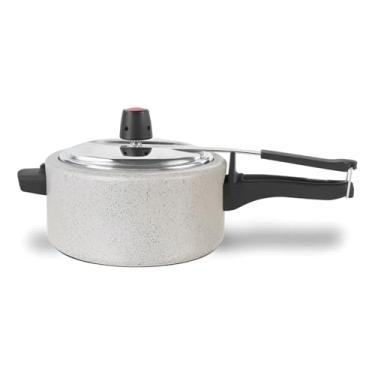 Imagem de Panela de pressão de cerâmica, 20 cm, 3,0 L, cor baunilha