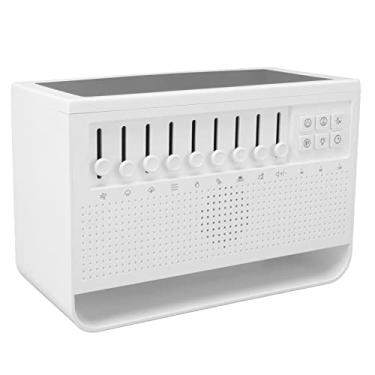 Imagem de ZJchao Umidificador de Ruído Branco, Máquina de Som Com 8 Sons da Natureza Difusor de óleo Essencial Luz Noturna Com Efeito de Chama para Escritório Em Casa, Quarto, Relaxamento, Sono