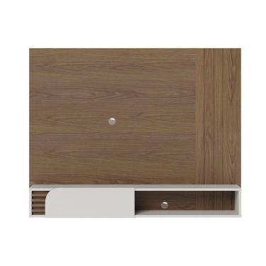 Imagem de Home Suspenso Jurere 1 Porta Basculante - Ssx Multicoisas Cor Amendoa/off White Matte