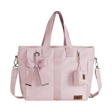 Imagem de Bolsa Maternidade Classic Linho - Rosé - Batistela Baby