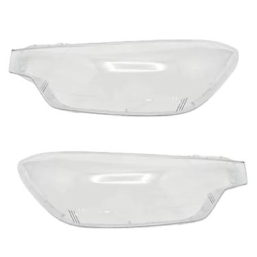 Imagem de Compatível com kia k3 cerato 2012 2013 2014 2015 farol do carro escudo capa de substituição lâmpada sombra lente do farol(Left and Right)