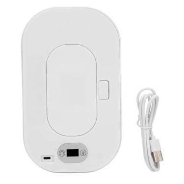 Imagem de Estink Aquecedor Portátil de Lenços Umidecidos para Bebê Alimentado por USB Aquecimento Rápido e Uniforme Com Variação de Temperatura ≤±1°C e Retenção de Umidade de 70% RH (Ajuste de temperatura branca)