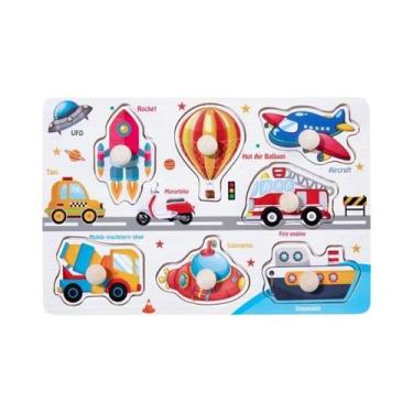 Imagem de Quebra-Cabeças De Madeira Montessori Brinquedos Educativos Para Bebês,