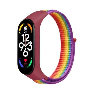 Imagem de Pulseira De Substituição Em Nylon Para Xiaomi Mi Band 7 NFC 6 5 4 3 Sm