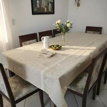 Imagem de Toalha de Mesa Quadrada Para 4 Cadeiras 1,45 Mts X 1,45 Mts. Estampa:E